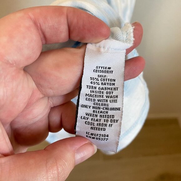 Sanctuary Easy Way Tie Dye Sleeveless T-shirt Dress in Blue and White - Picture 4 of 5